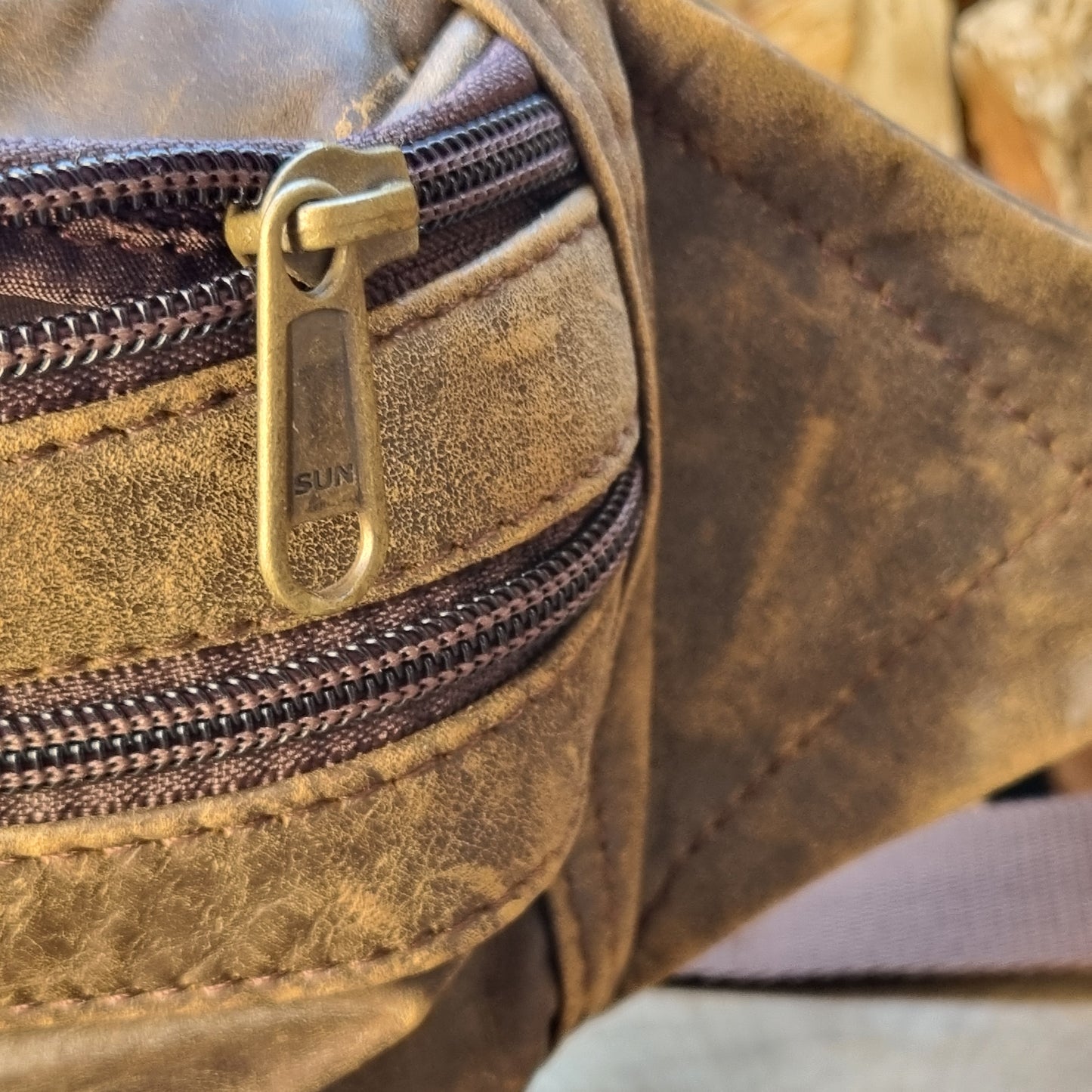 Leather Moonbag