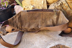Leather Moonbag
