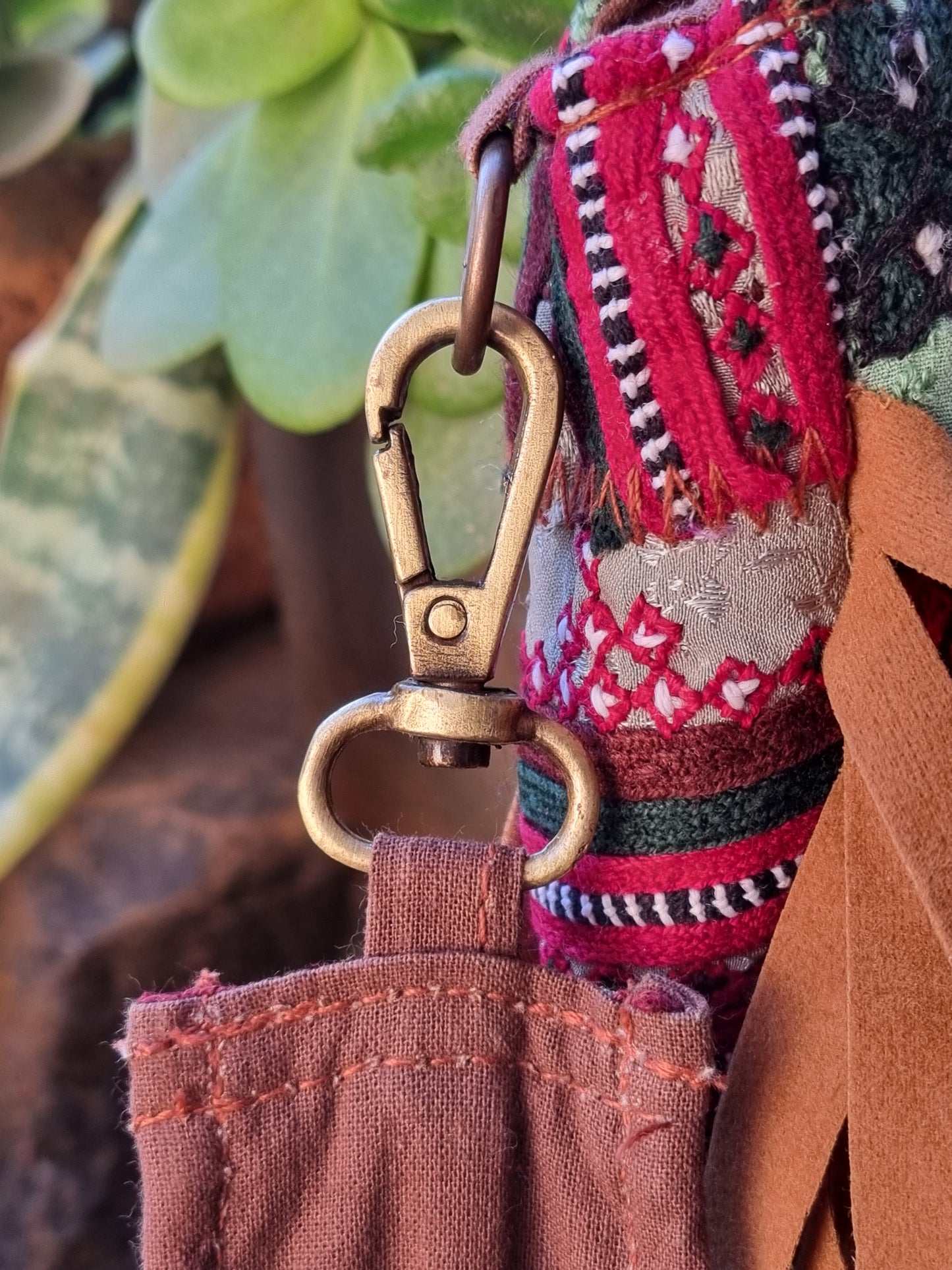 Cowrie Embroidered Handbag