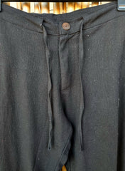 Cotton Plus Size Pants (Cream & Black)
