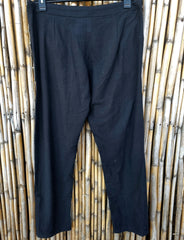 Cotton Plus Size Pants (Cream & Black)