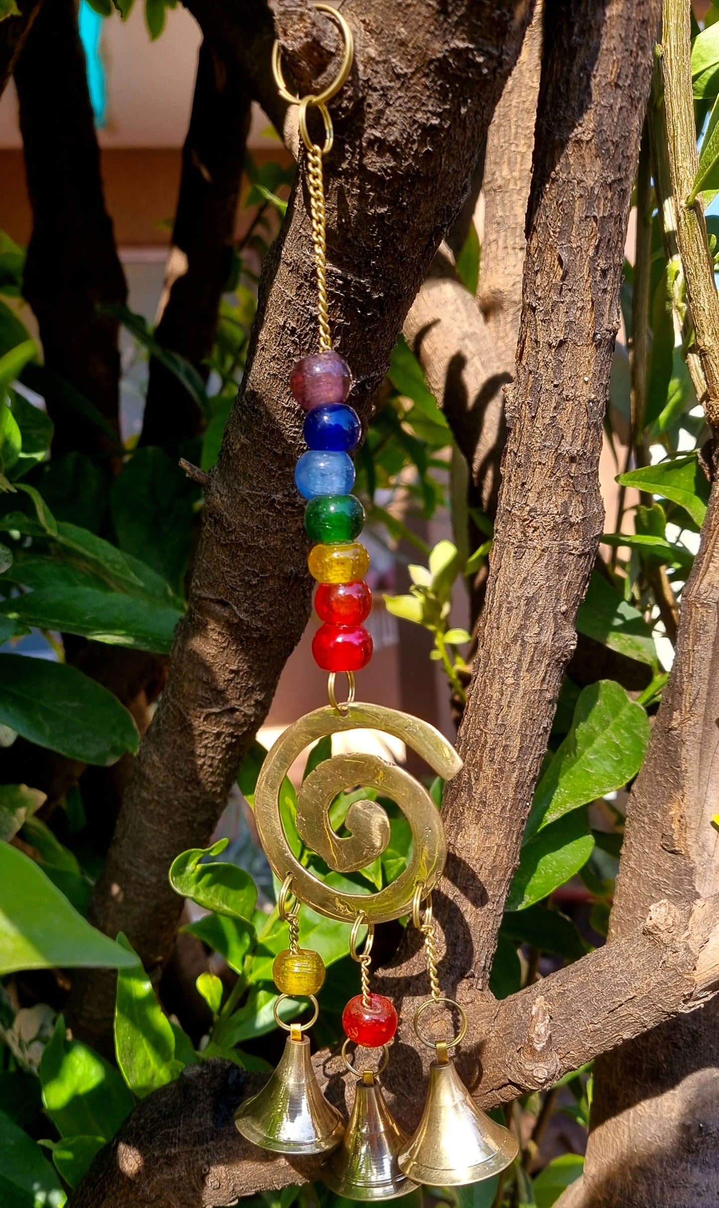Spiral Brass Bell Chime