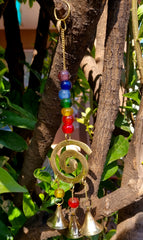 Spiral Brass Bell Chime