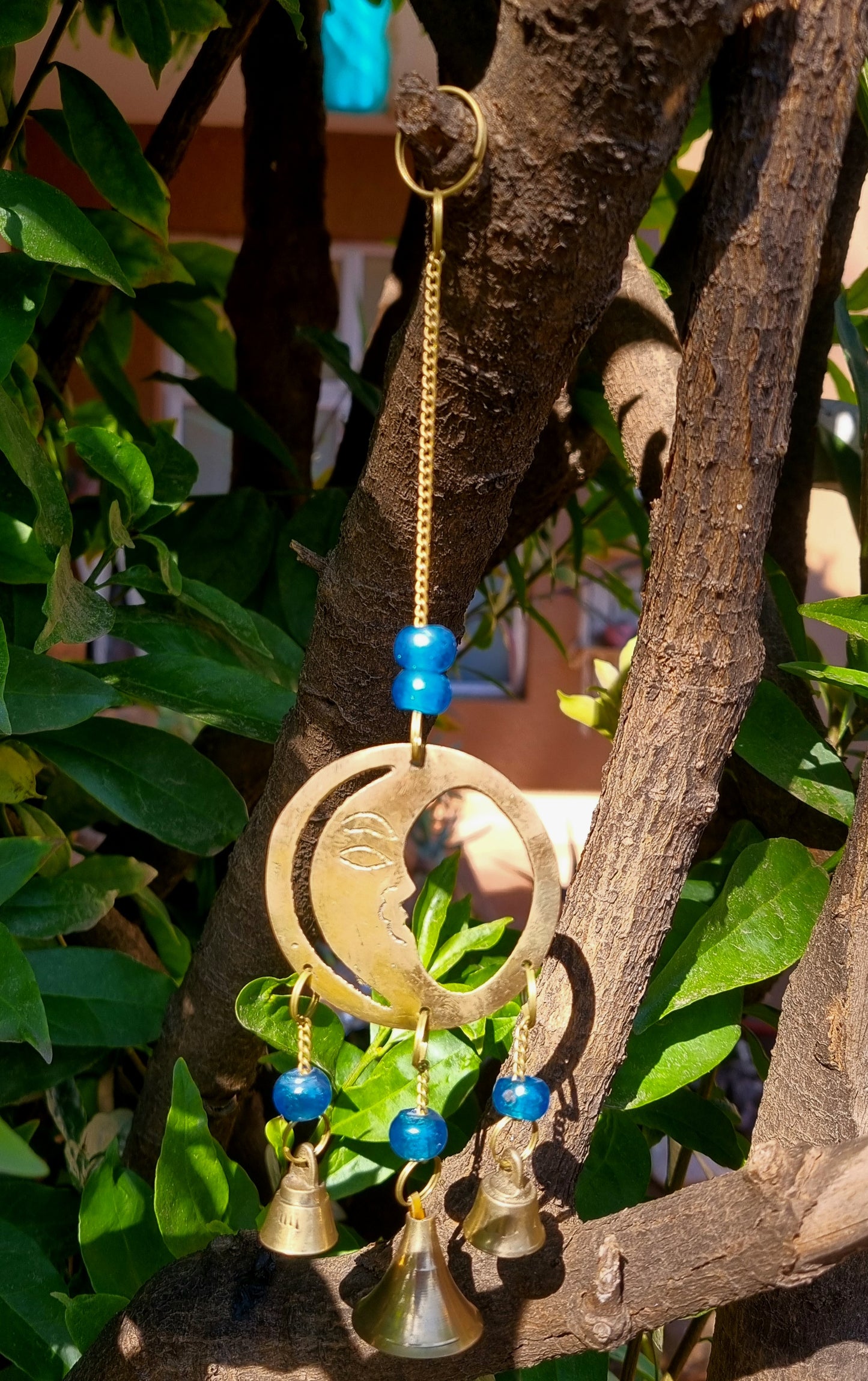 Moon Brass Bell Chime