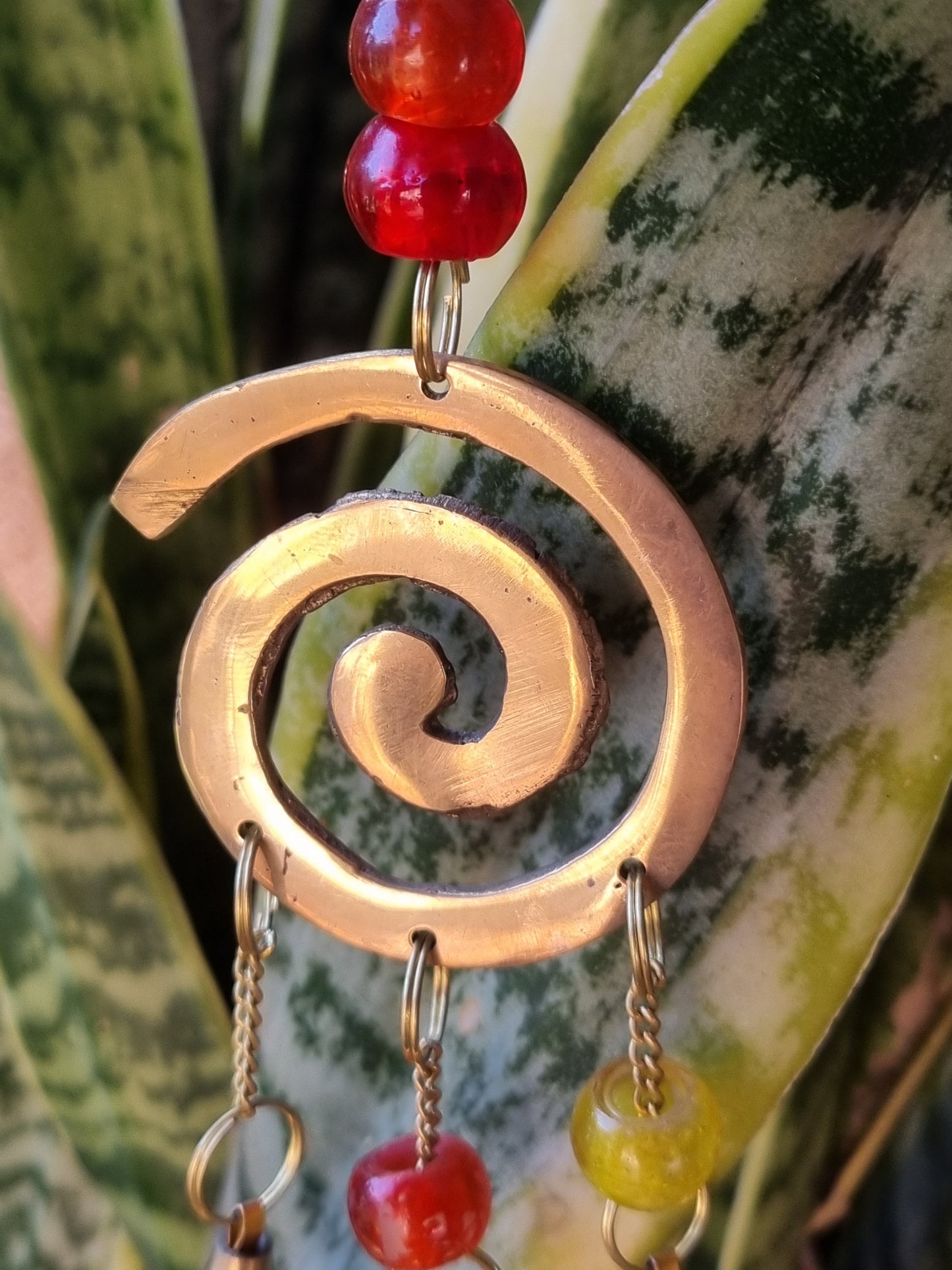 Spiral Brass Bell Chime