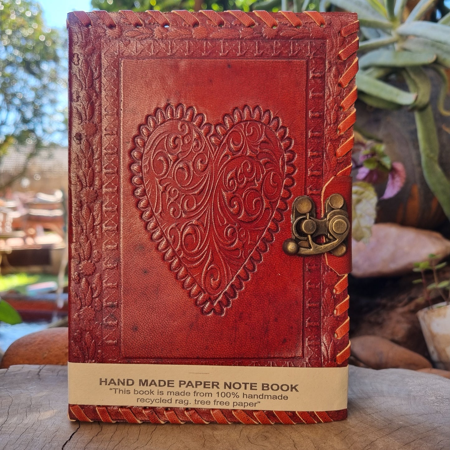 Heart Leather Journal