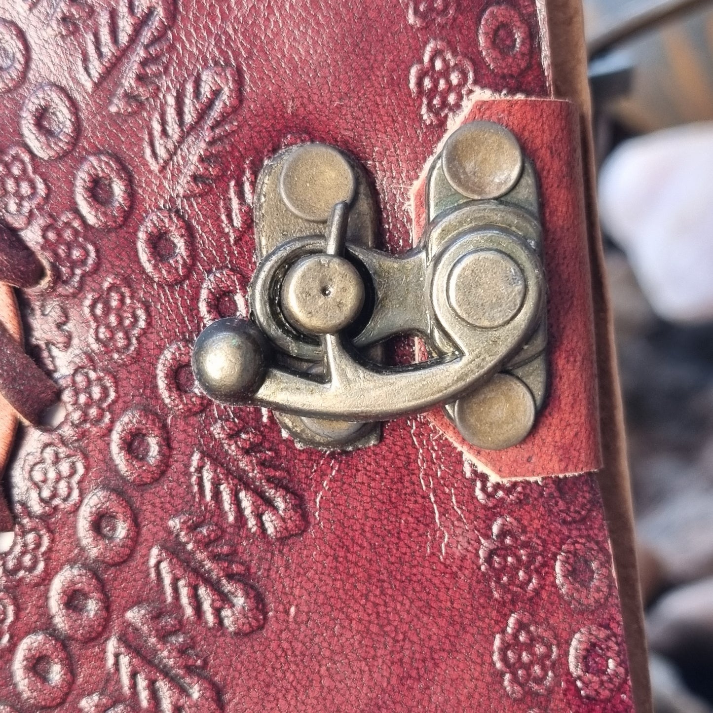 Malachite Leather Journal