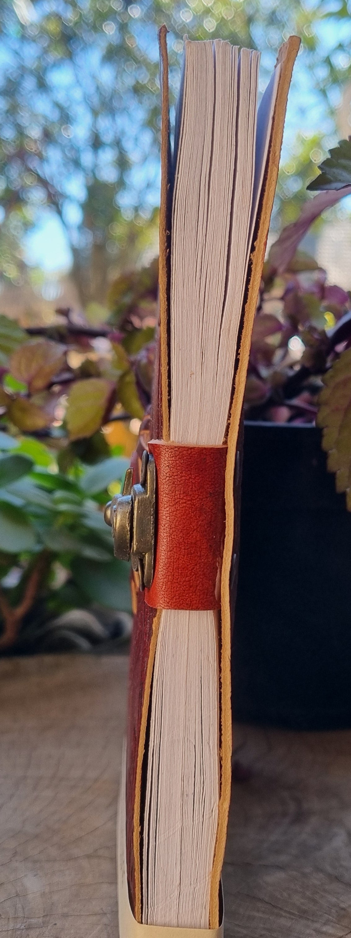 Malachite Leather Journal