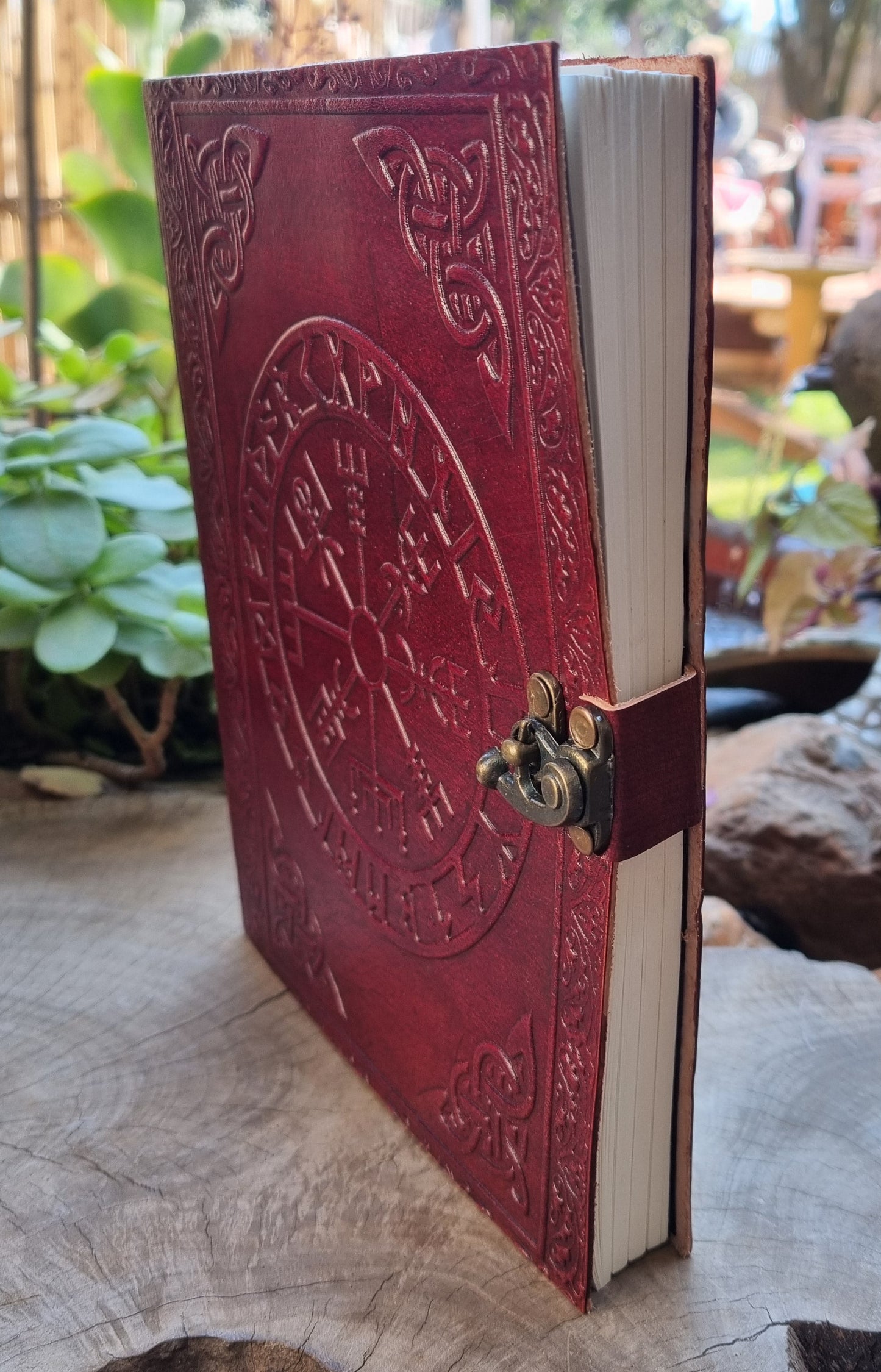 Norse Compass Leather Journal