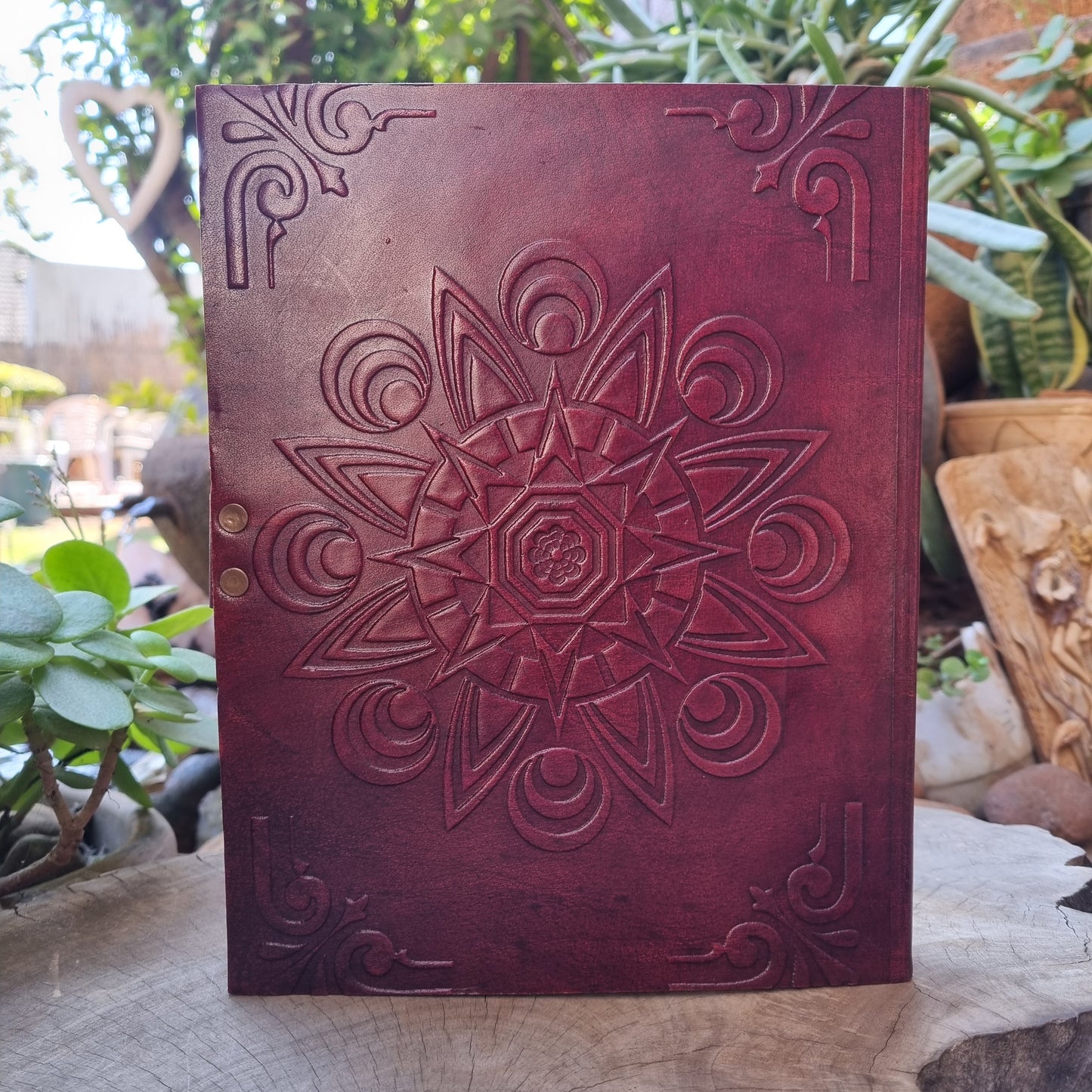 Norse Compass Leather Journal