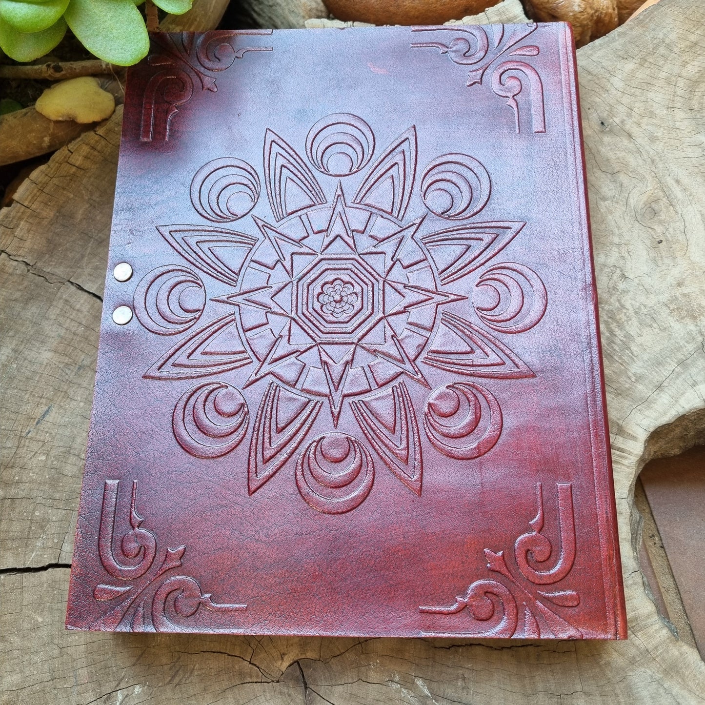 Mandala Leather Journal