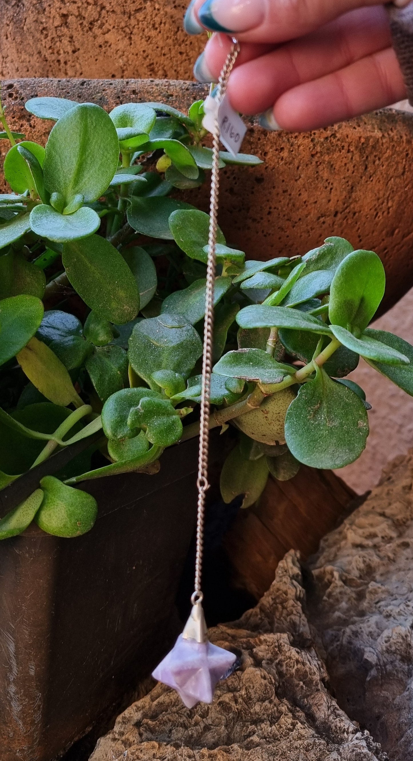 Lepidolite Macabre Pendulum