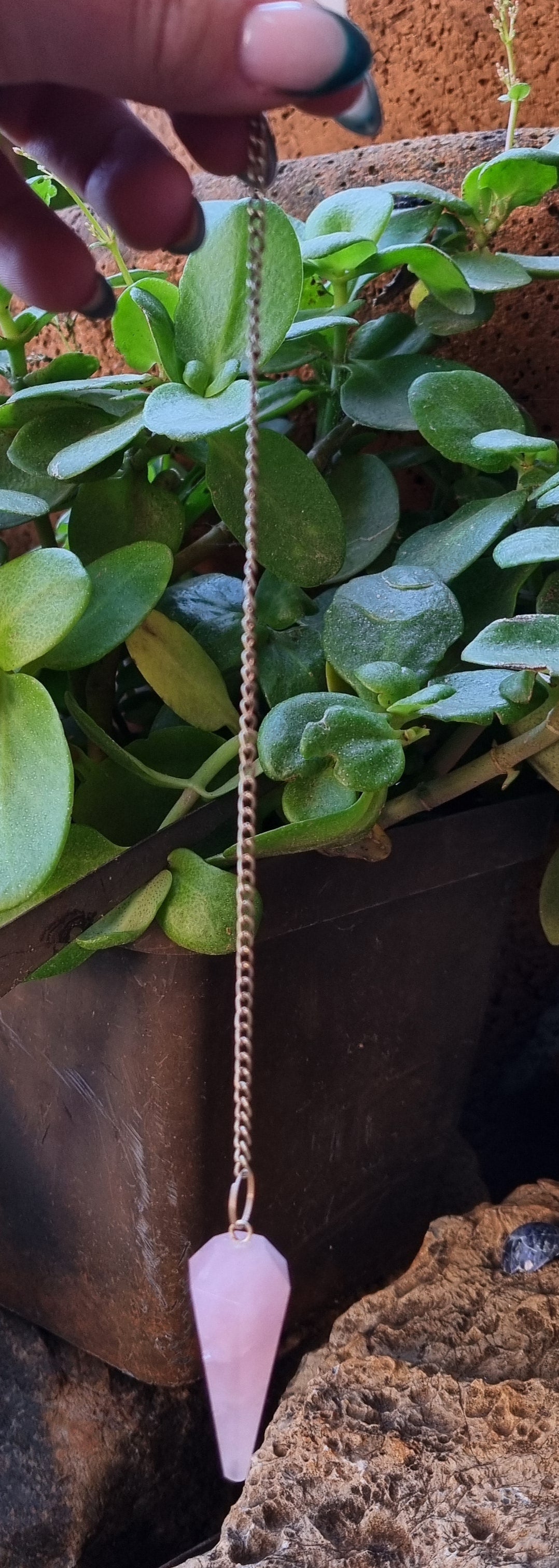 Rose Quartz Pendulum
