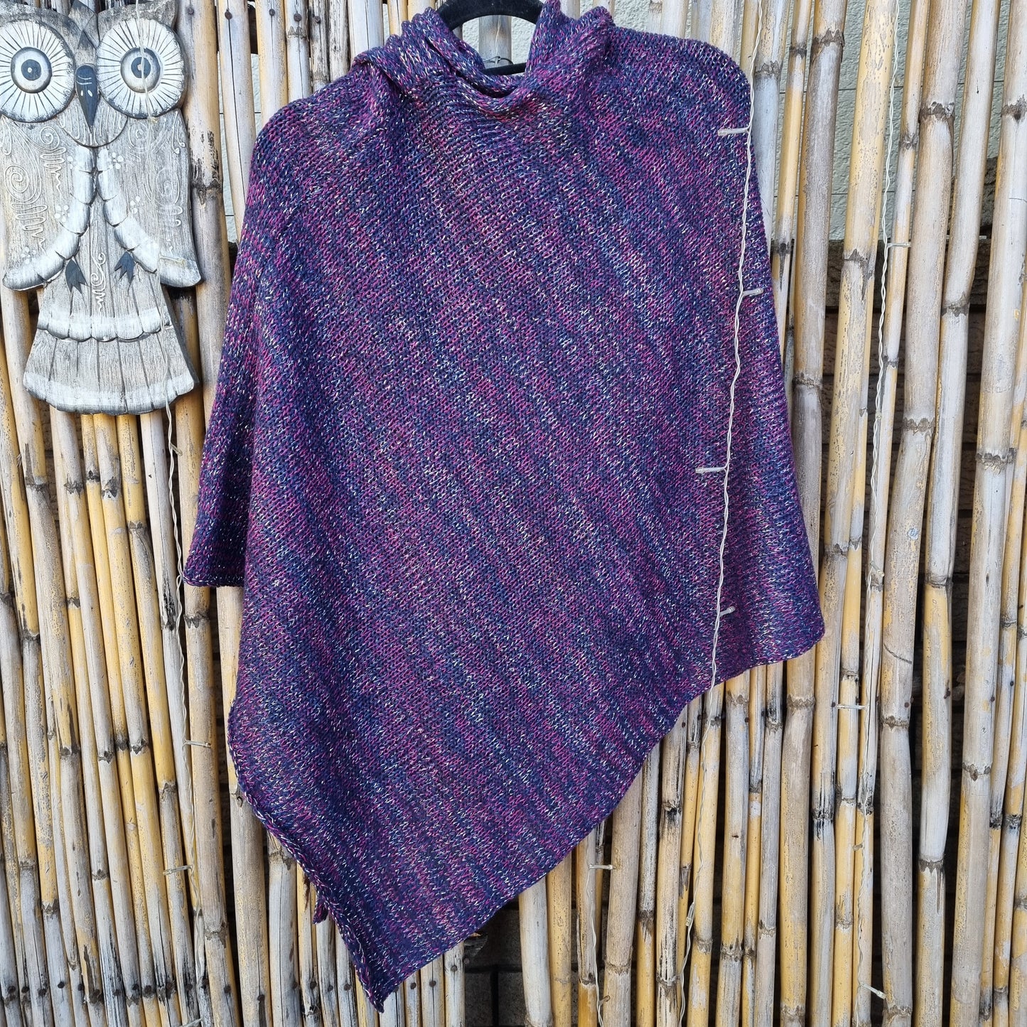 Sweet Pea Knitted Shawl (Hooded)