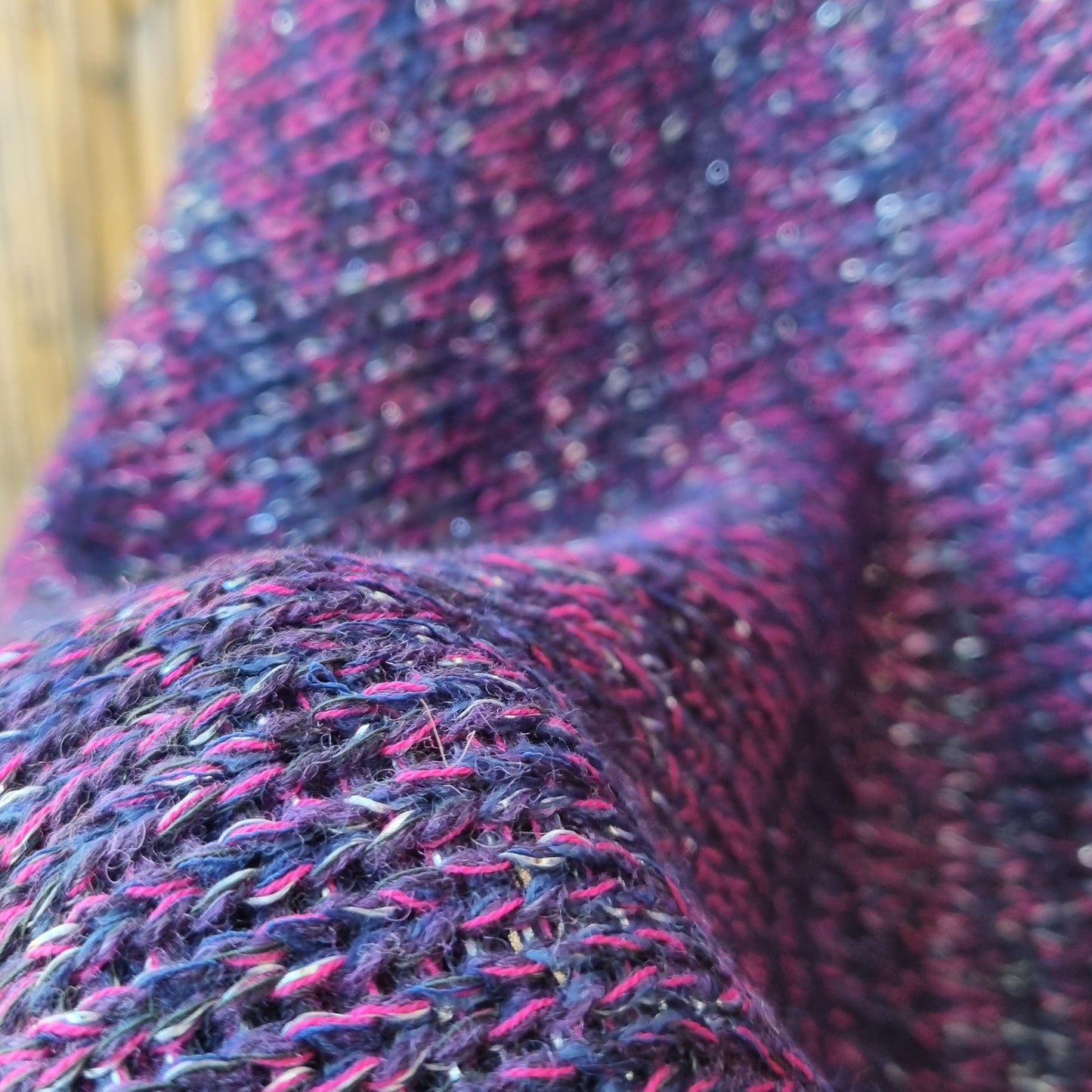 Sweet Pea Knitted Shawl (Hooded)