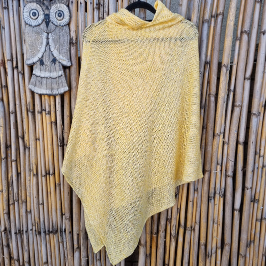 Honey Suckle Knitted Shawl (Hooded)