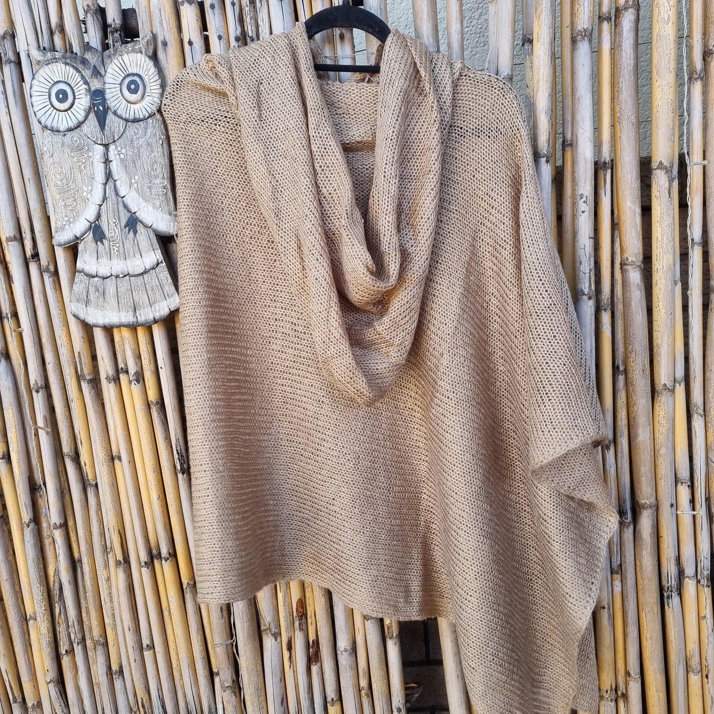 Reishi Knitted Shawl (Hooded)