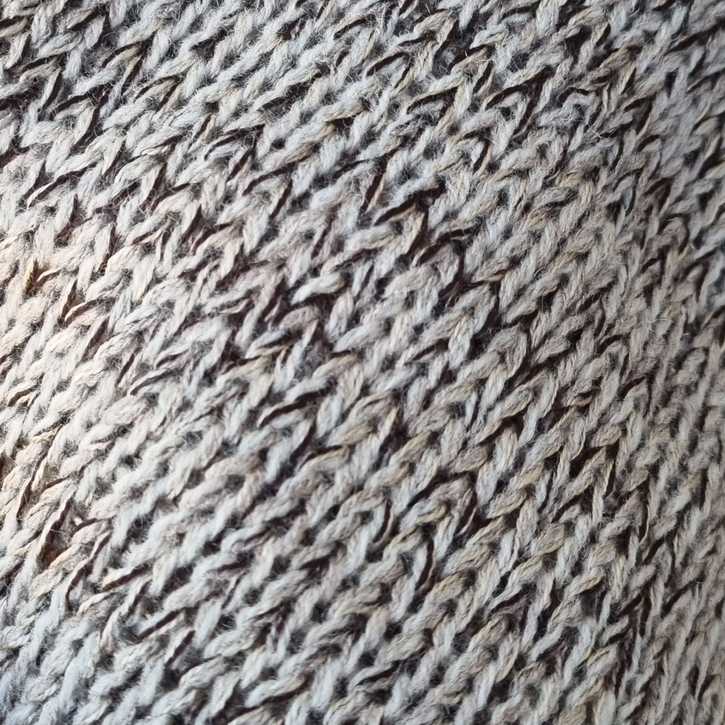 Latte Knitted Shawl (Hooded)