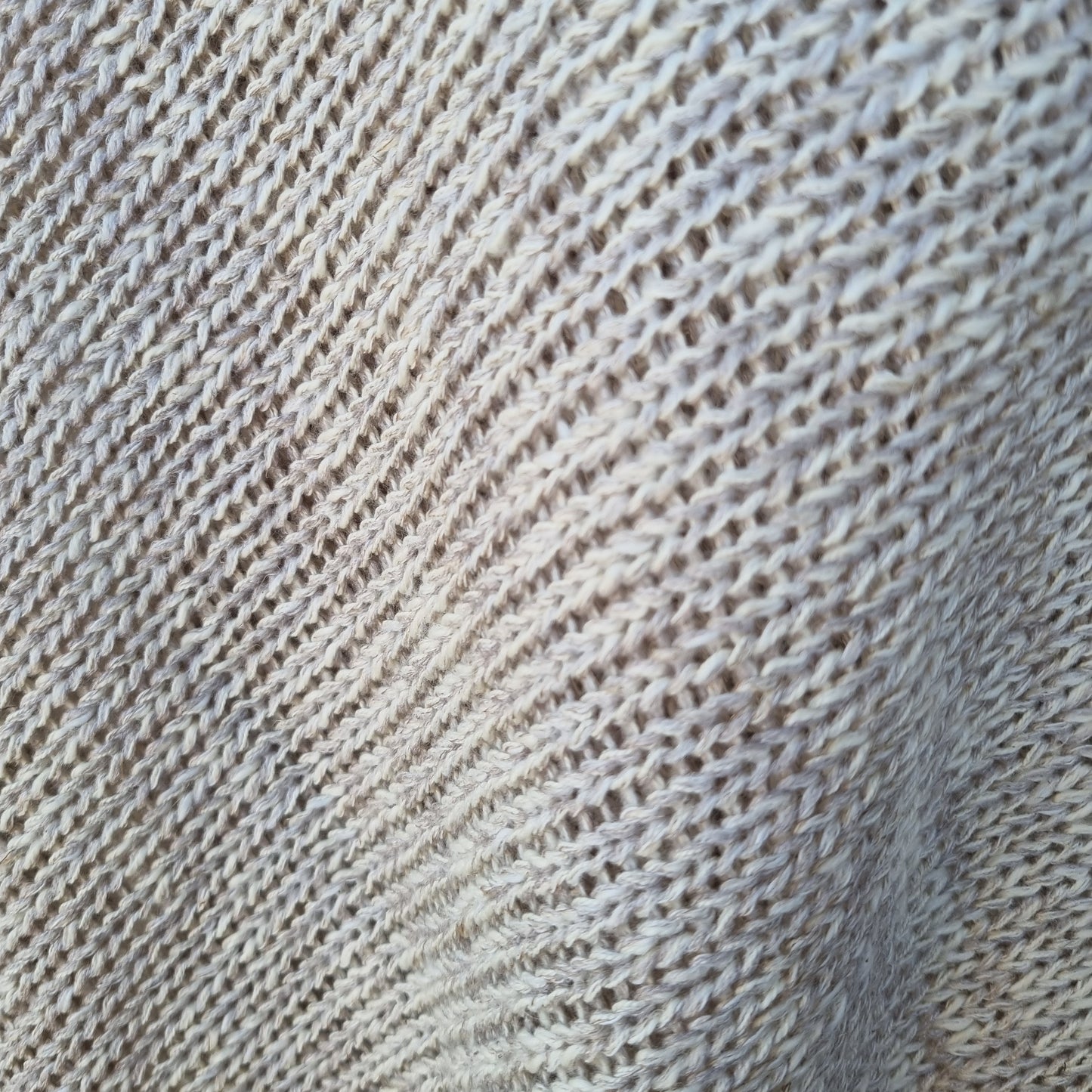 Cozy Cream Knitted Shawl (Hooded)