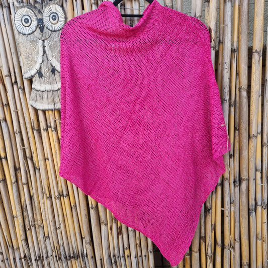 Dragon Fruit Knitted Shawl