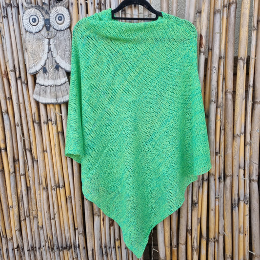 Lime Light Knitted Shawl
