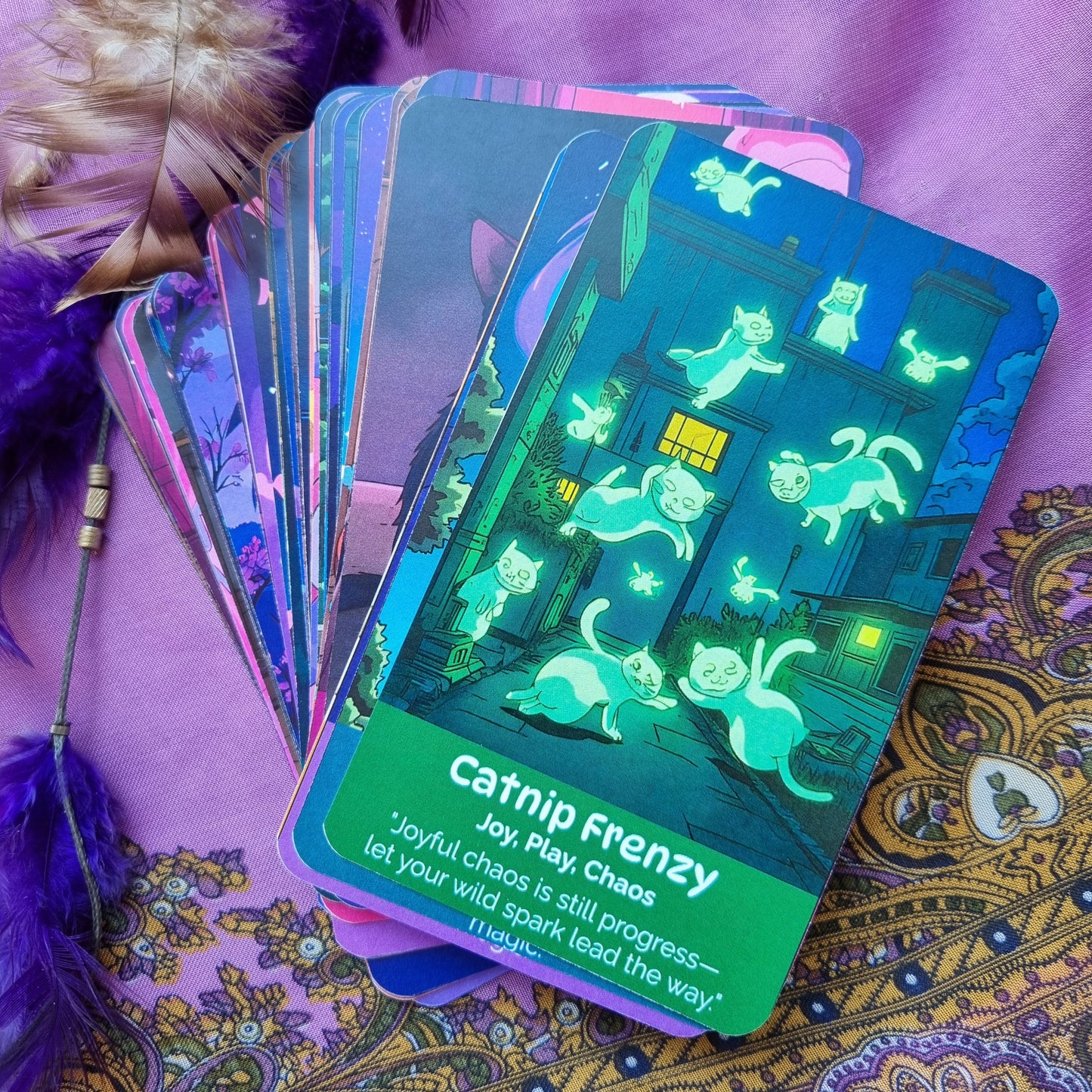 Whiskers and Wands Oracle Deck