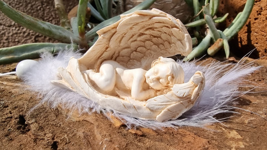 Resting Angel Statue