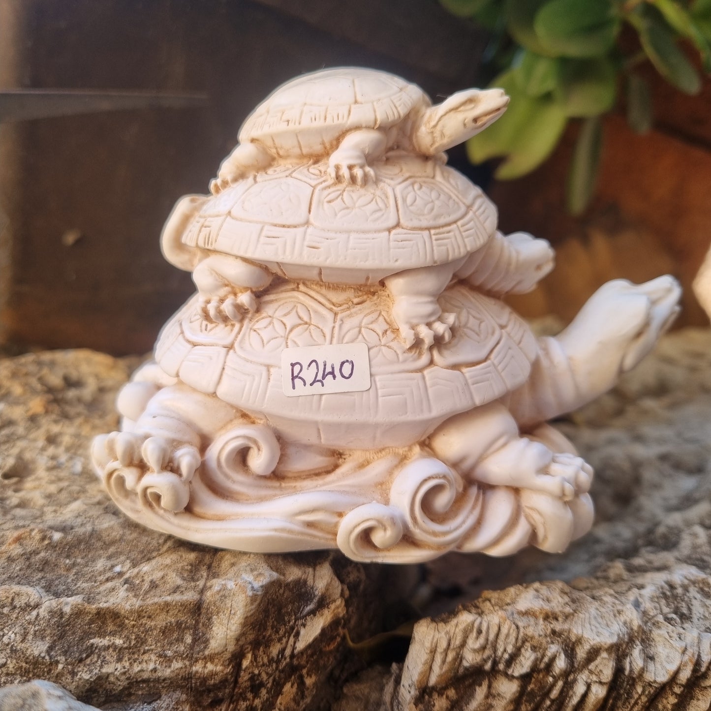 Tortoise Trio Statue