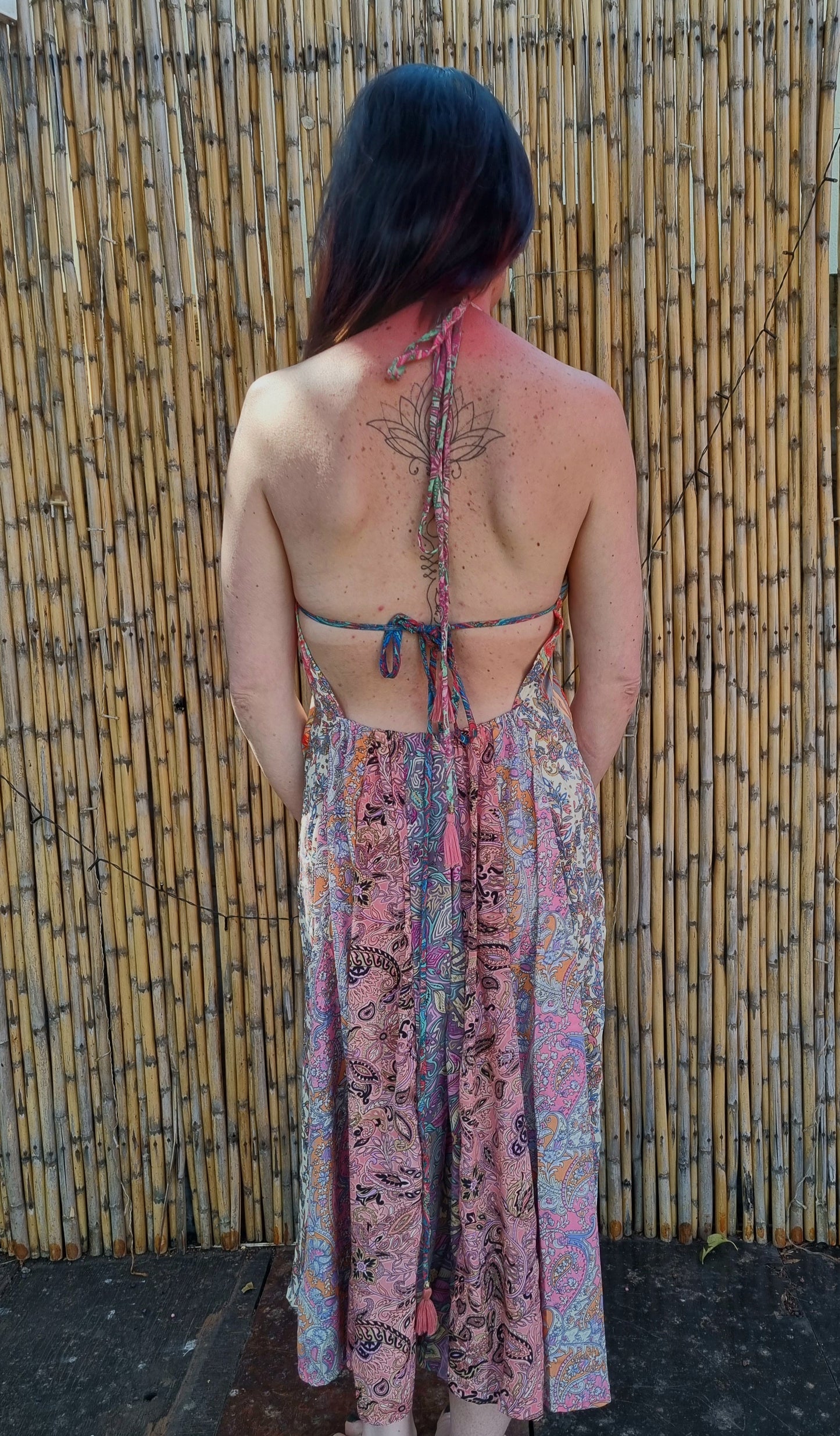 Green Tea Silk Dress