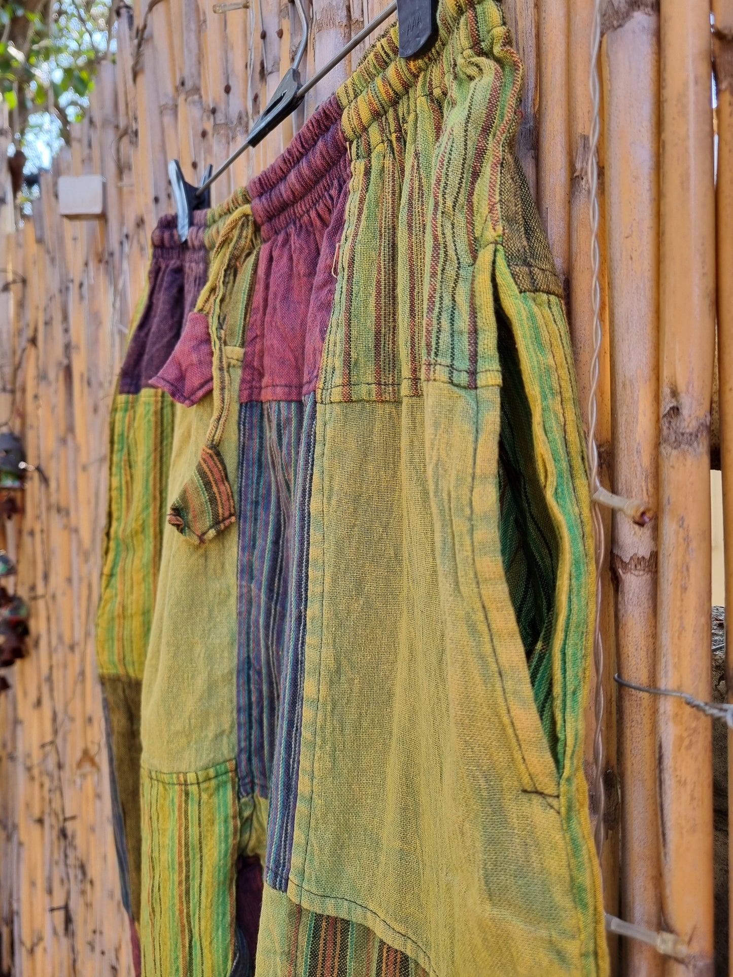 Prairie Cotton Patchwork Pants (XXL)