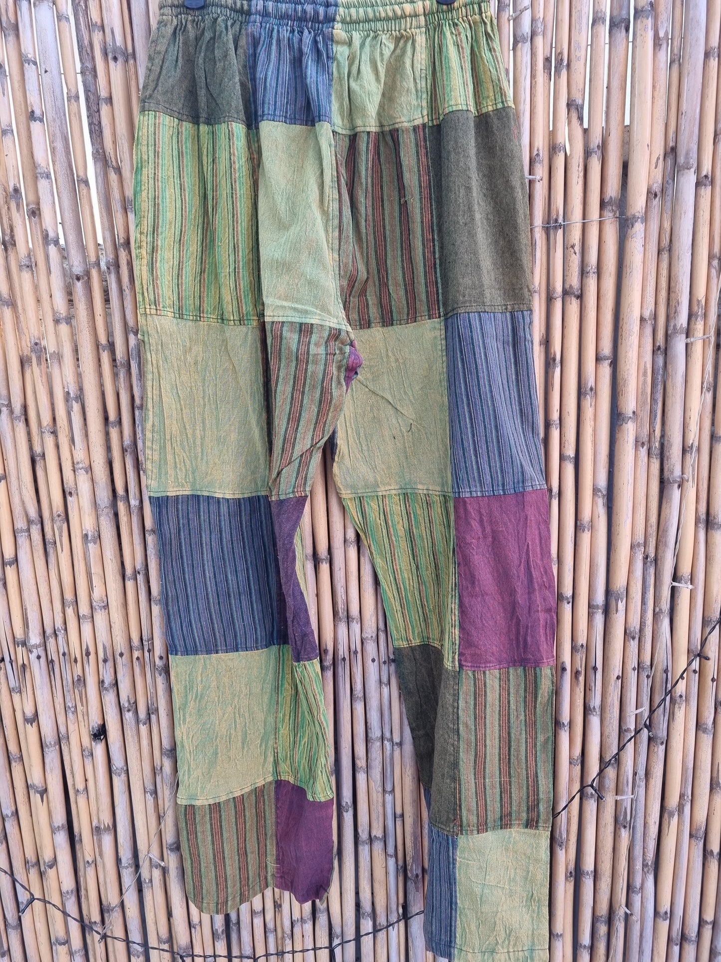 Prairie Cotton Patchwork Pants (XXL)