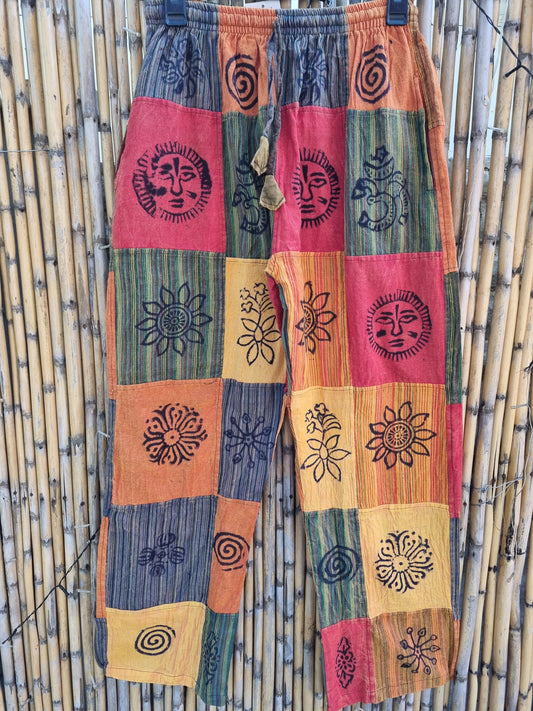 Florida Cotton Patchwork Pants (XXL)