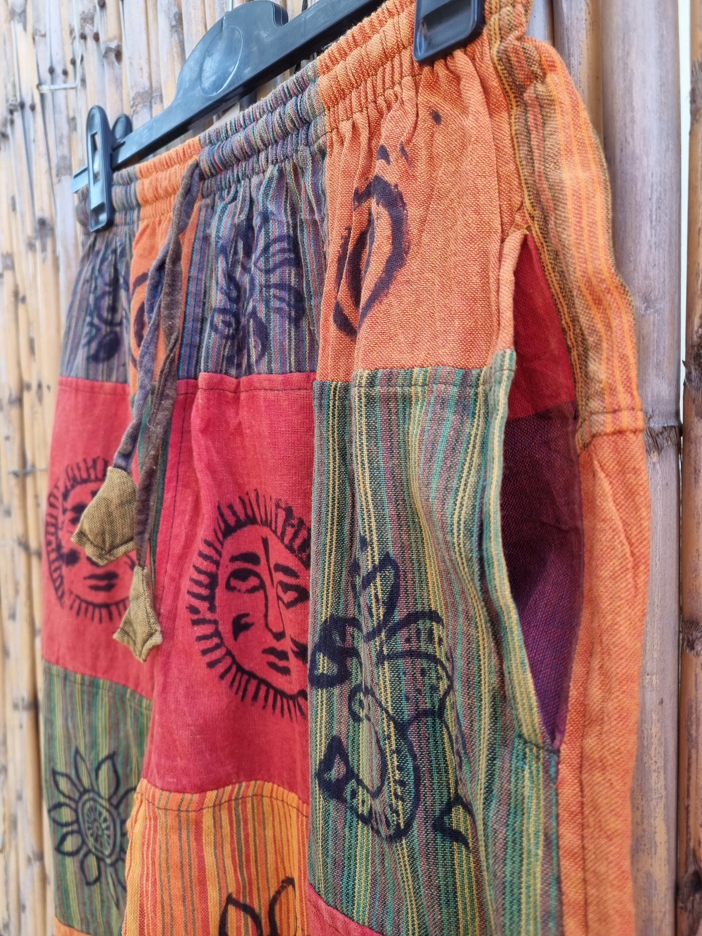 Florida Cotton Patchwork Pants (XXL)