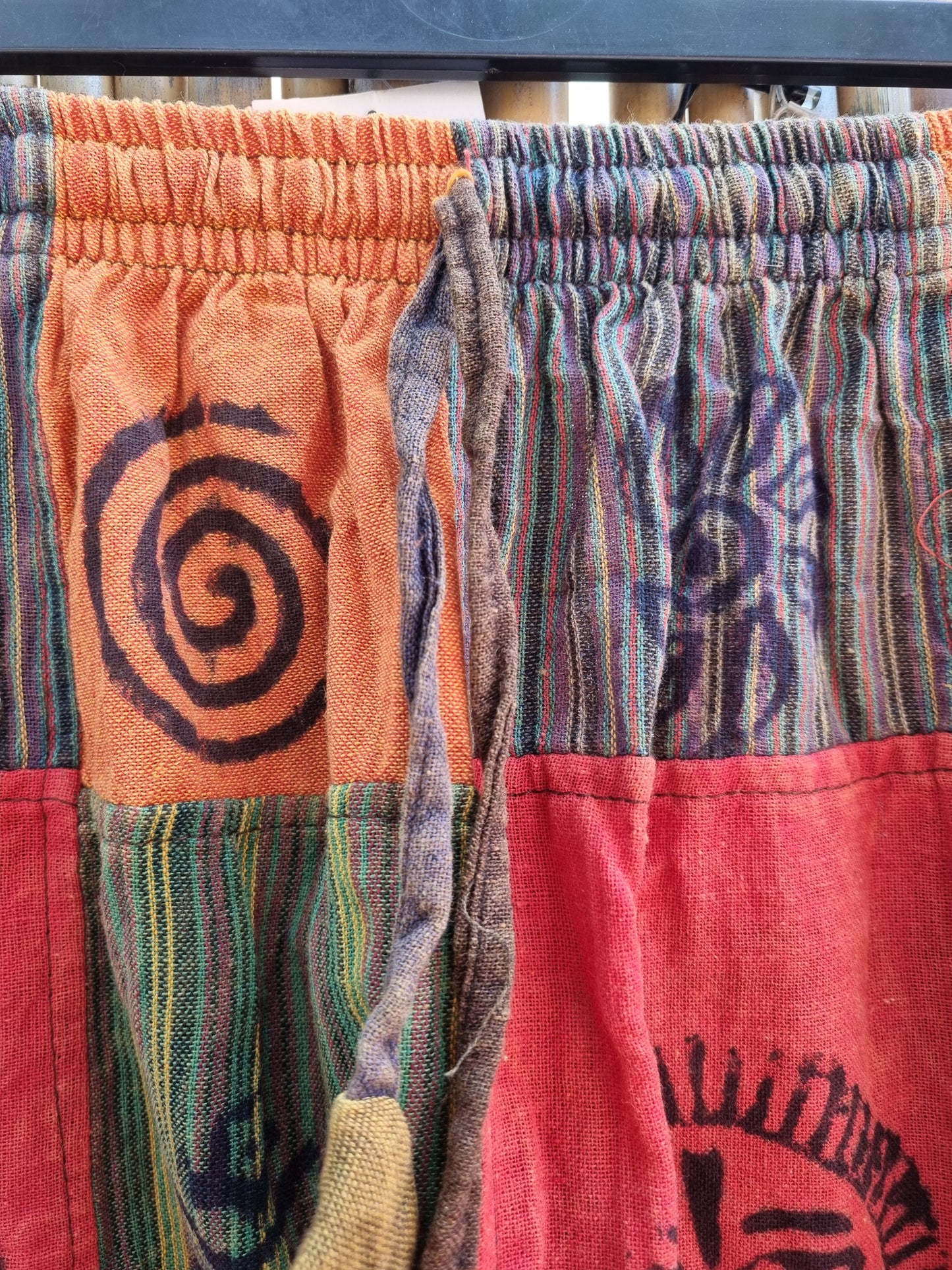 Florida Cotton Patchwork Pants (XXL)