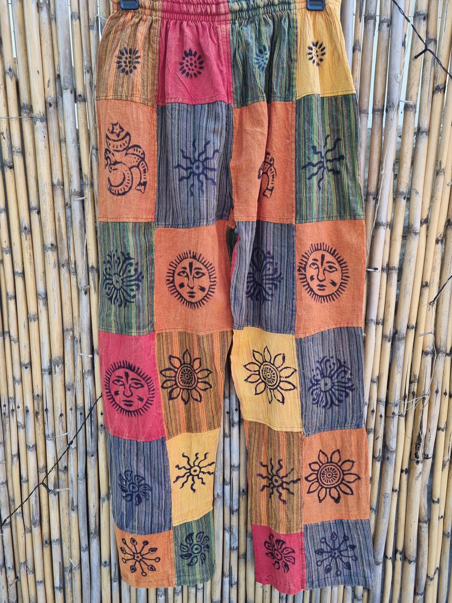 Florida Cotton Patchwork Pants (XXL)