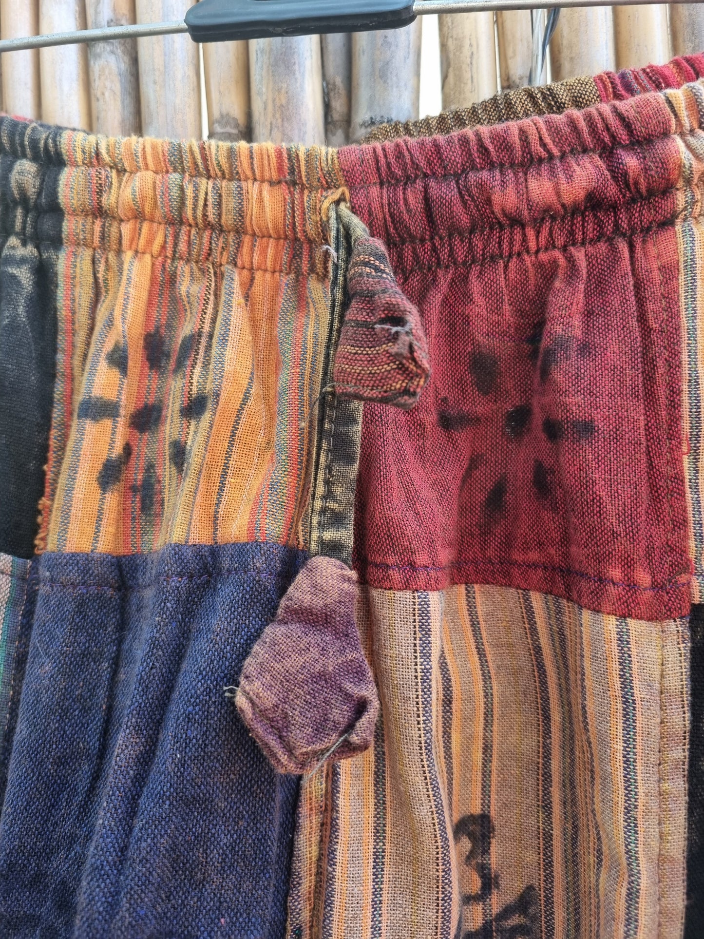 Harmony Cotton Patchwork Pants (XXL)