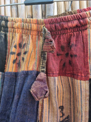 Harmony Cotton Patchwork Pants (XXL)