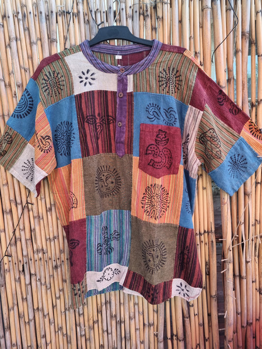 Patchwork Cotton Top (XXXL)