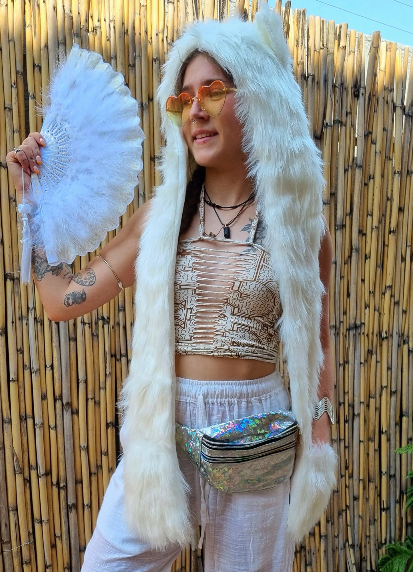 LED Faux Fur Spirit Hat
