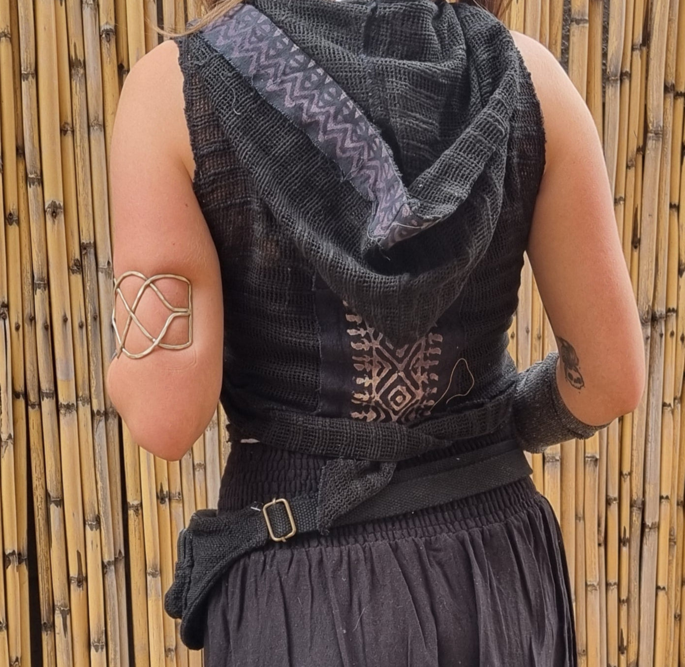 Midnight Cotton Tie Top