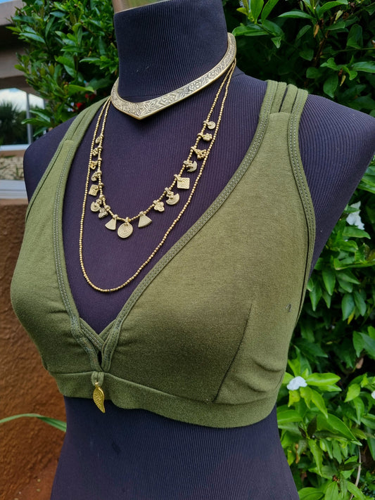 Olive Branch Yoga Top