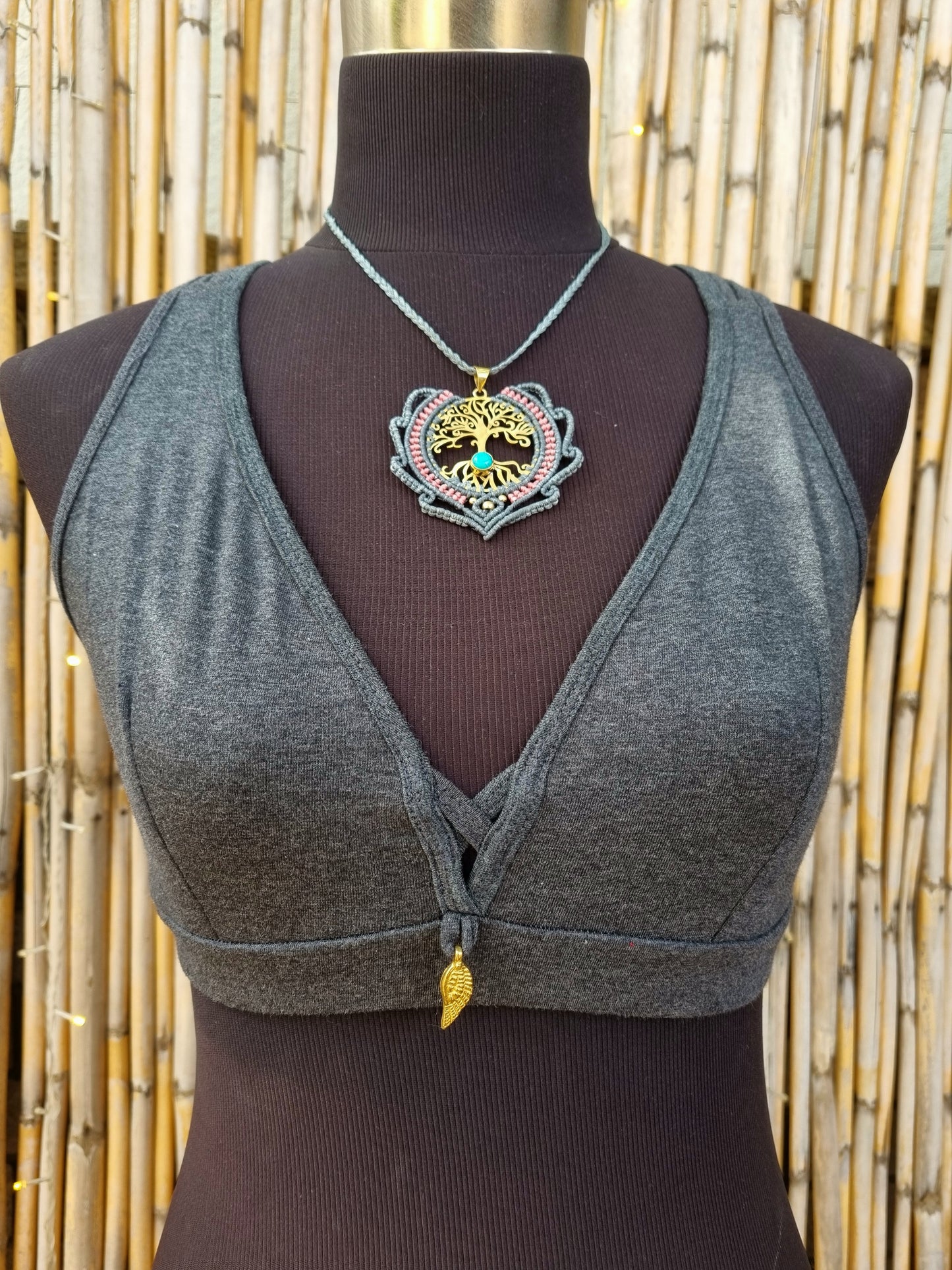 Slate Yoga Top
