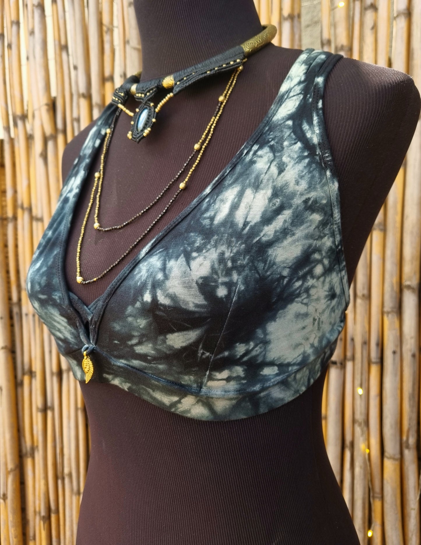 Dark Ocean Yoga Top
