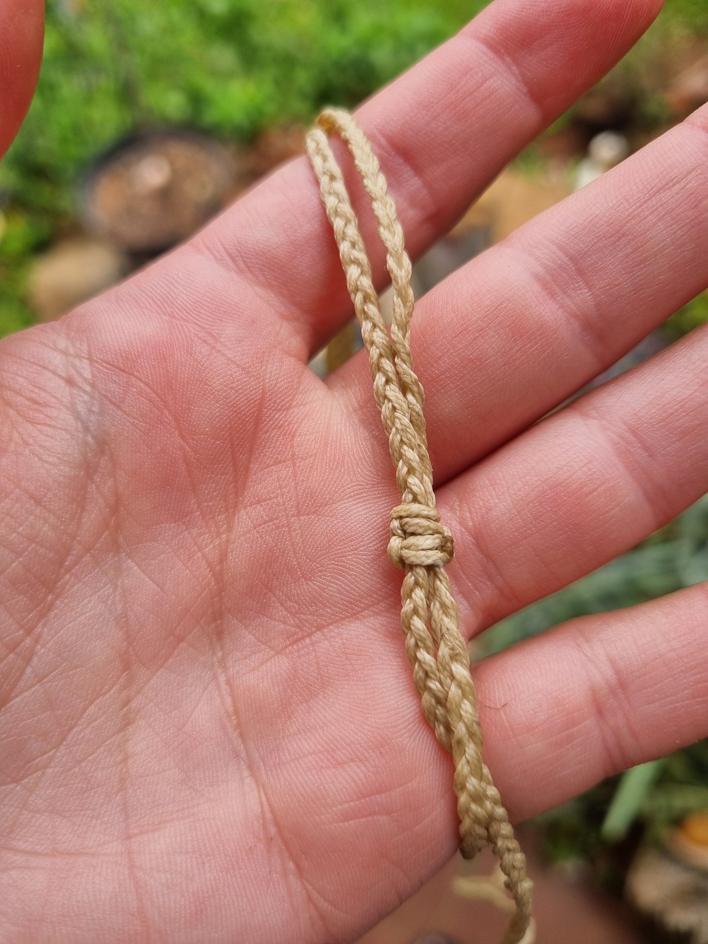 Tree of Life Brass Macrame Necklace