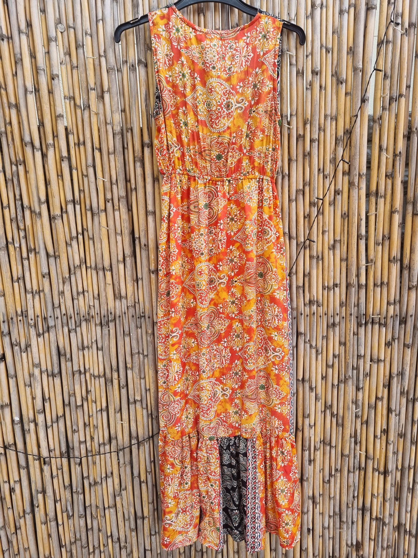 Princess Tangerine Silk Dress