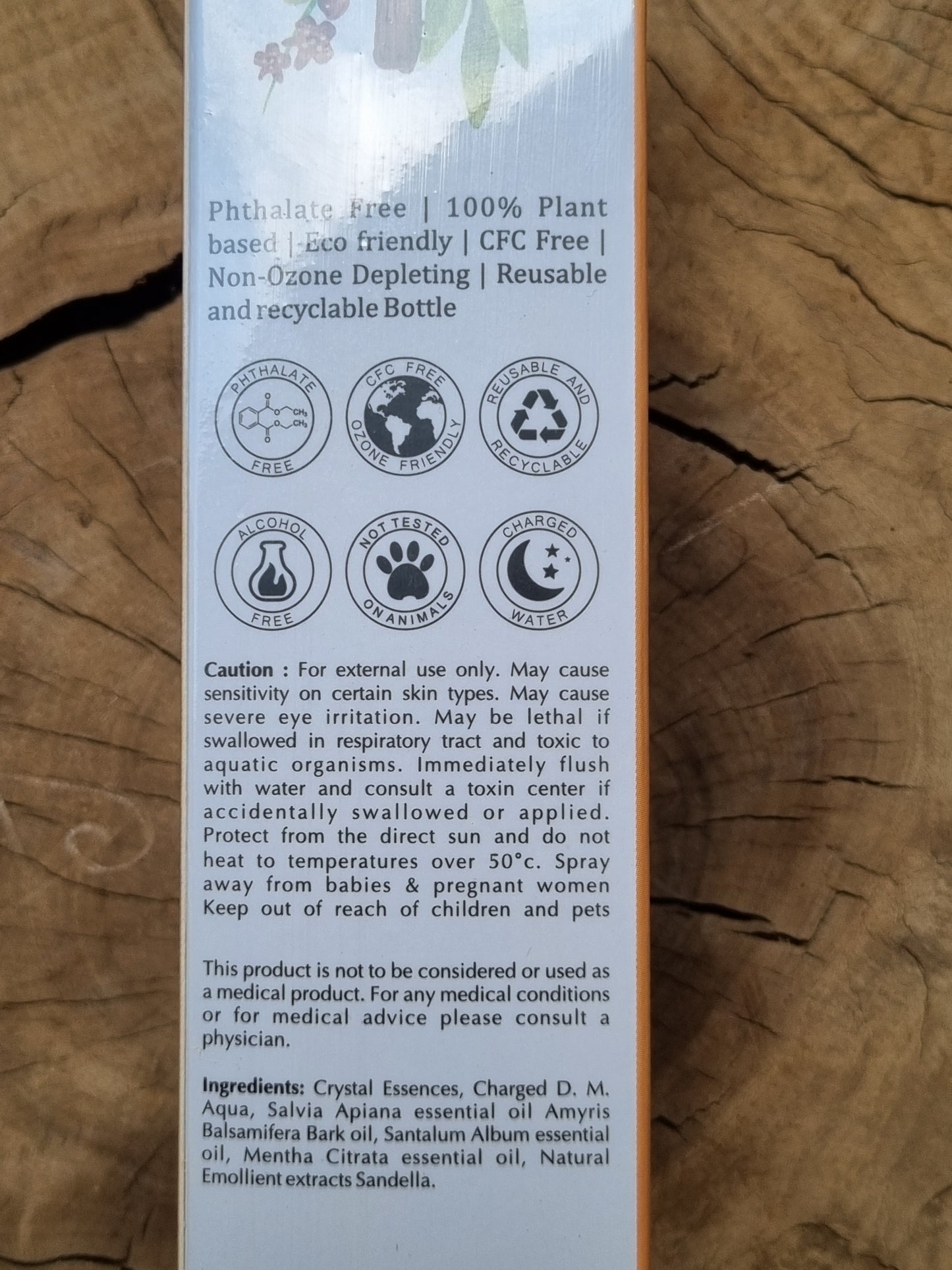 White sage & Sandalwood Smudge Spray