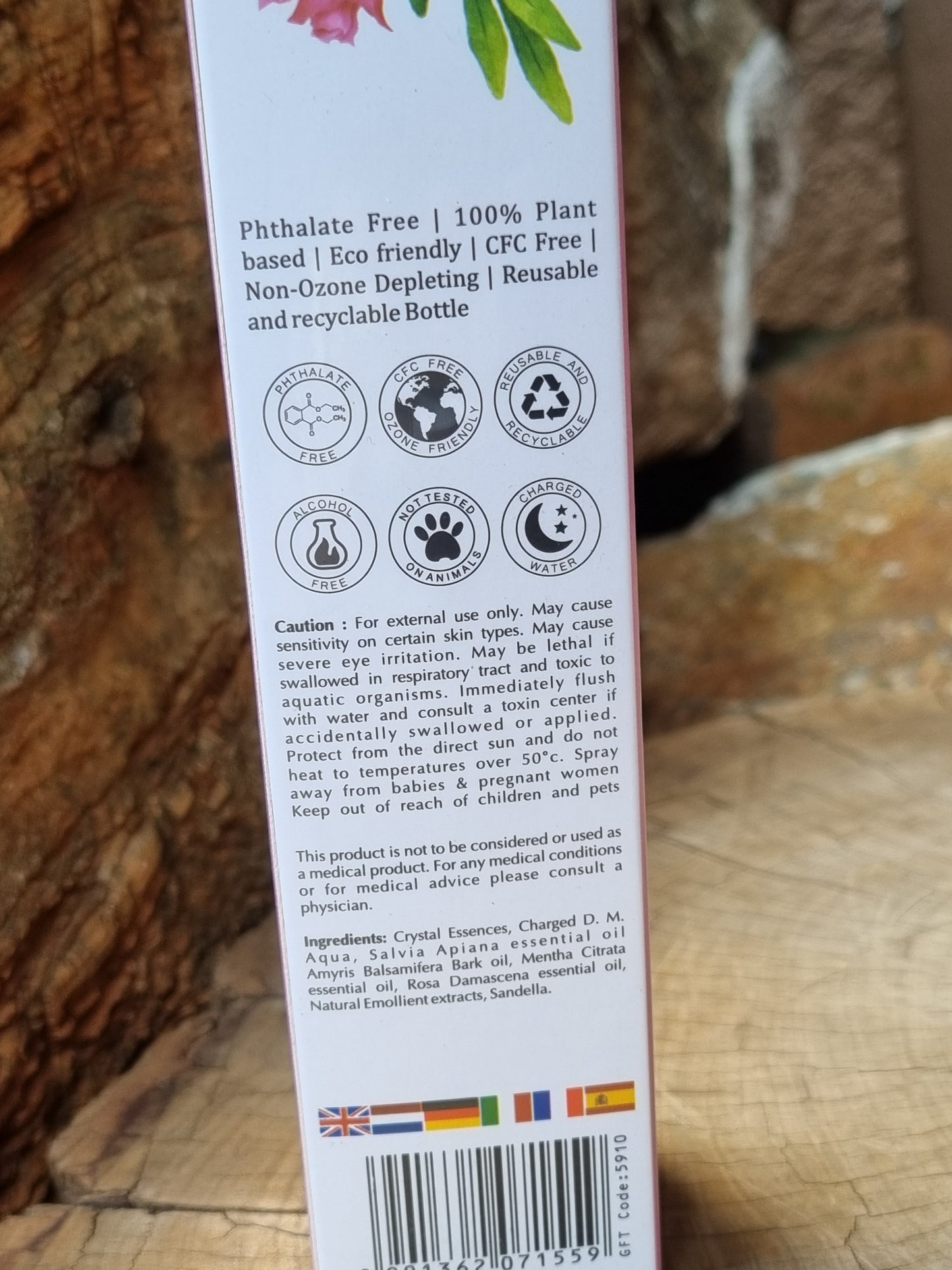 White Sage & Rose Smudge Spray