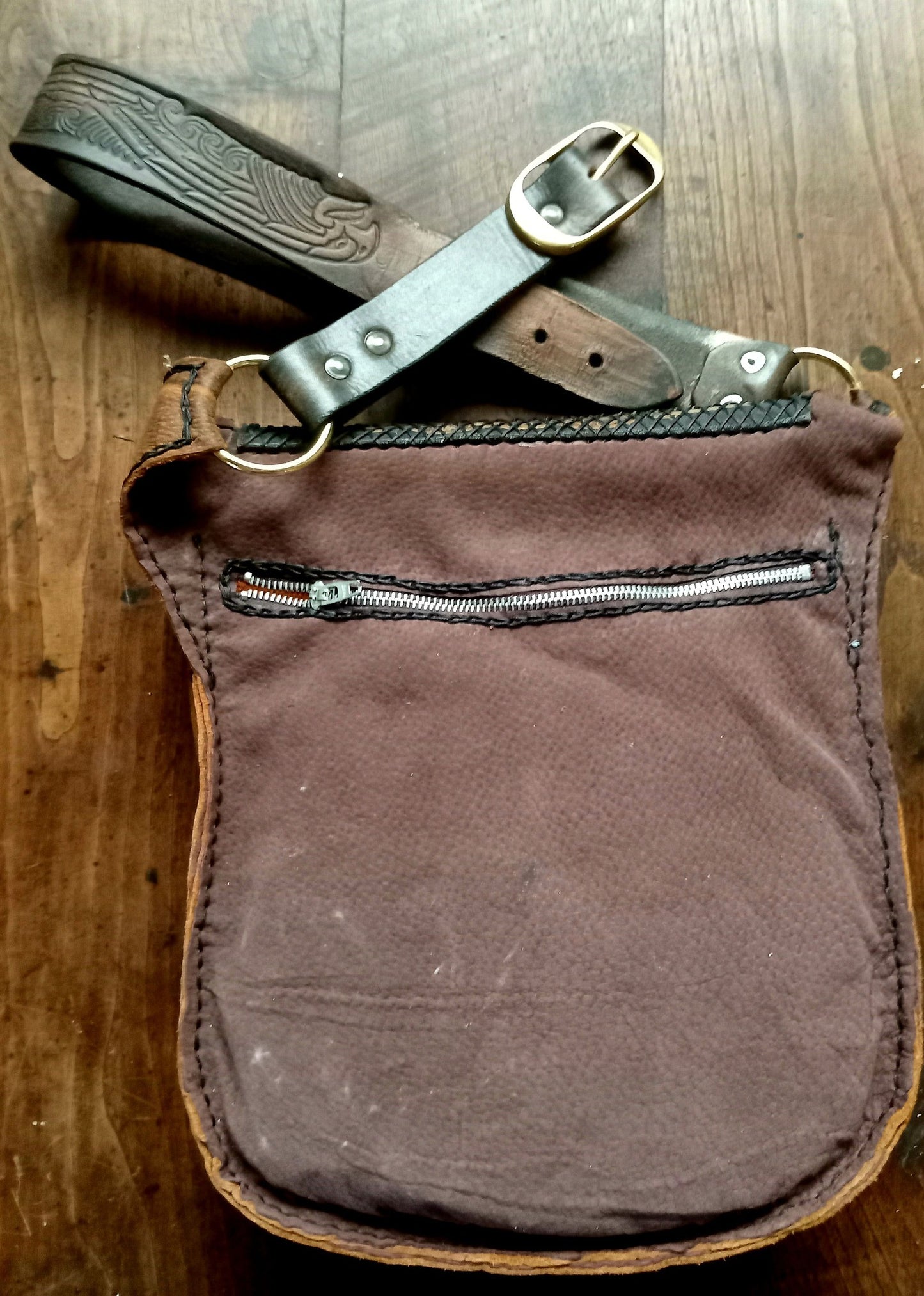 Bear Leather Bag