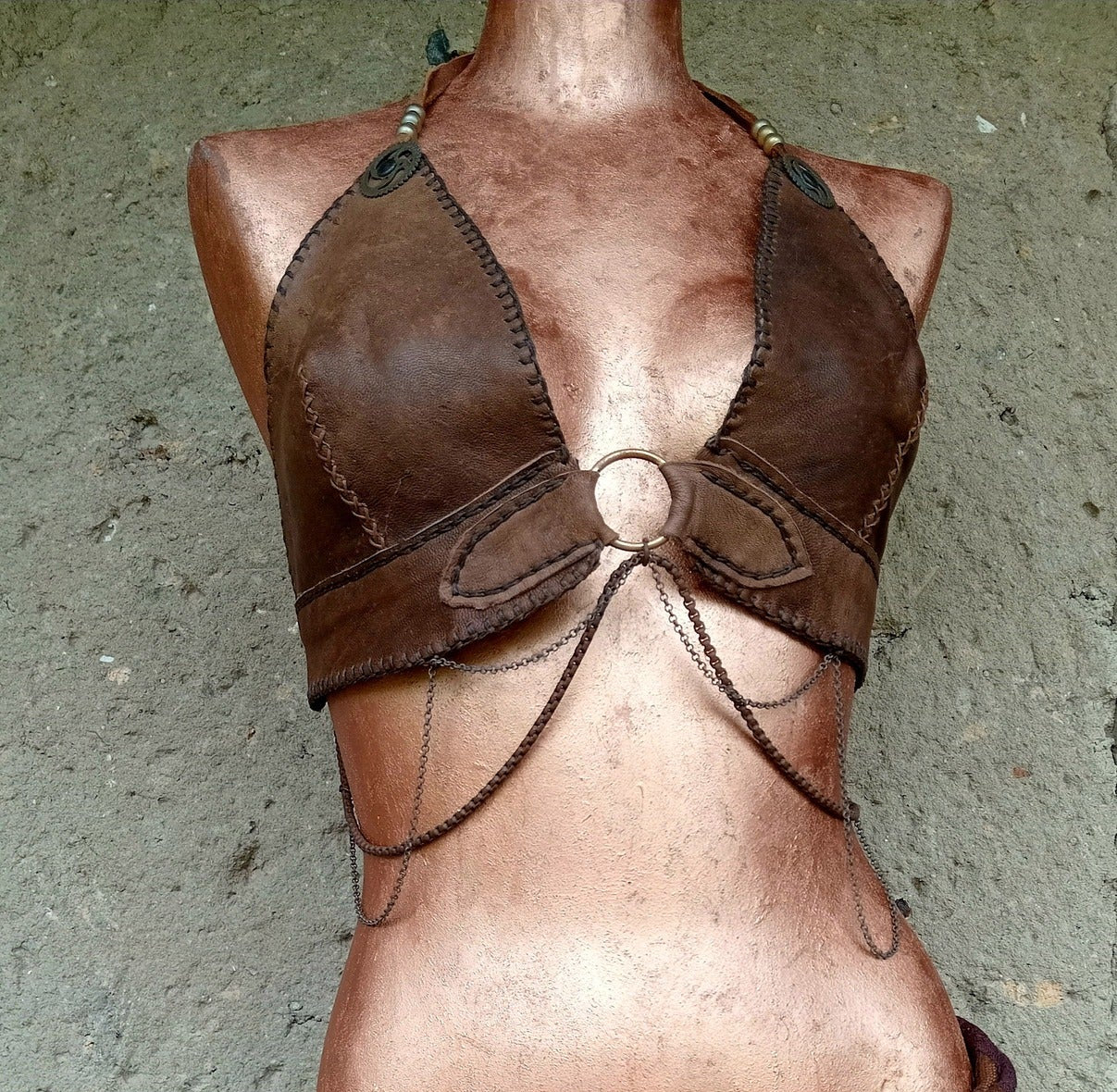 Waru Warrior Leather Top