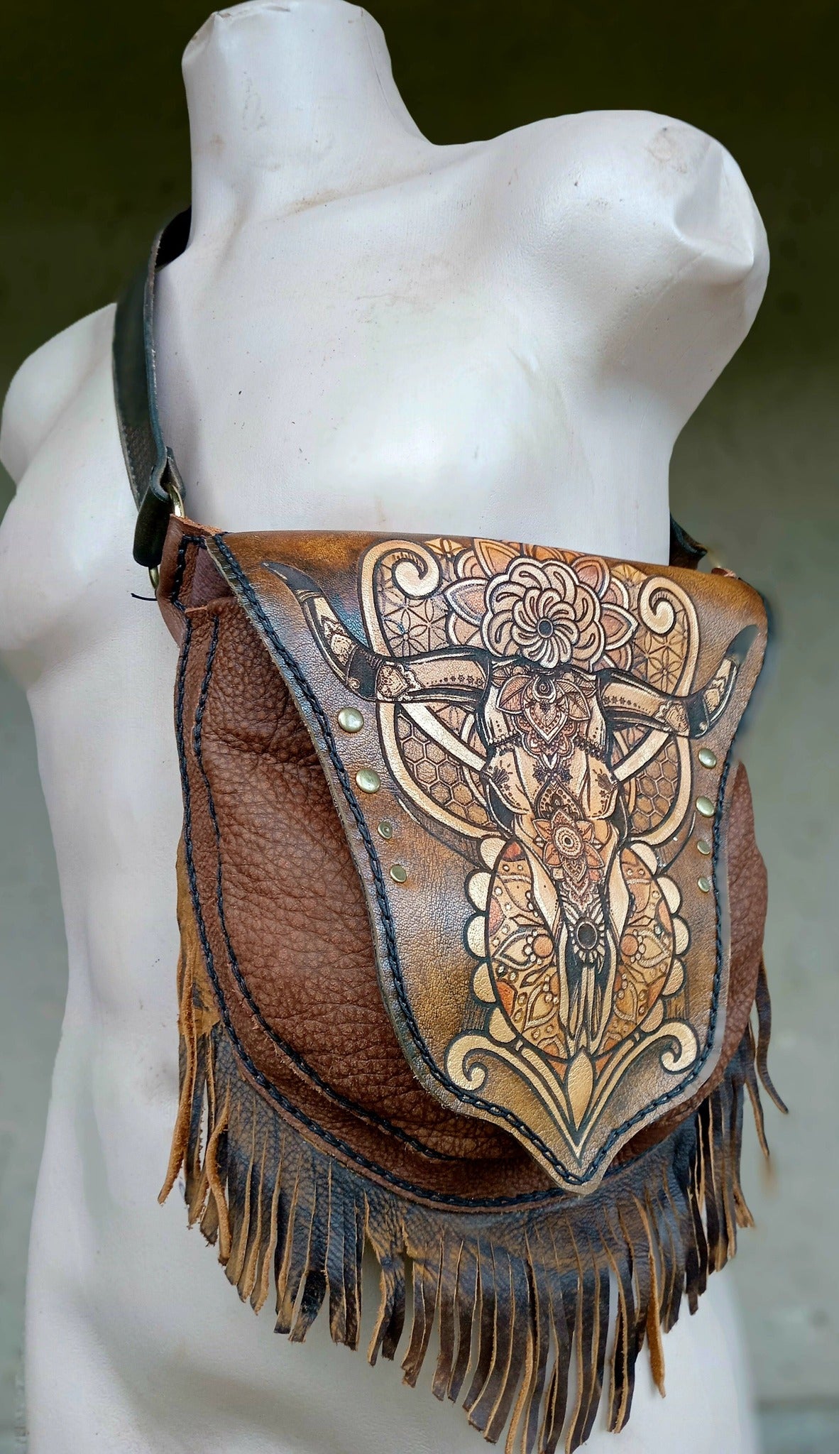 Woodland Spirit Leather Bag